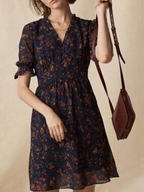 NWOT Madewell Freesia Boho Mini Dress in Climbing Vine - 12